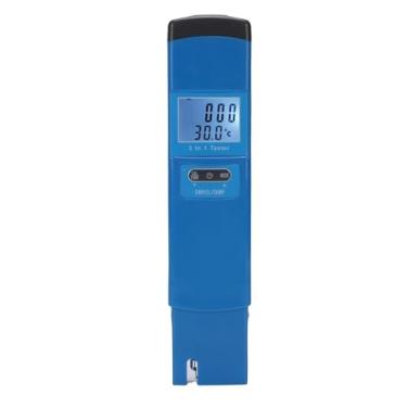 Imagem de Zerodis Medidores de PH do Testador de água Display para Cloro Livre de Orp e Temperatura 0,01-3,0Mg / L Faixa Cl 32-122 F para Piscinas, Aquários e Banheiras de Hidromassagem Medidor Digital de