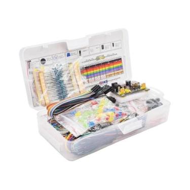 Imagem de Kit Inicial Arduino UNO R3 Conjunto De Componentes Eletrônicos DIY Com