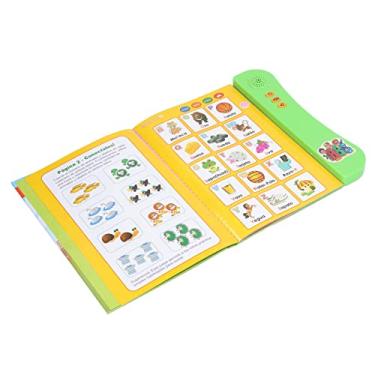 Imagem de Generic Livro de Som para Aprendizagem de Espanhol Com Vários Tópicos, Melhora a Criatividade para Crianças de 3 Anos ou Mais, Brinquedo Educacional Multifuncional, Material Plástico (Verde)