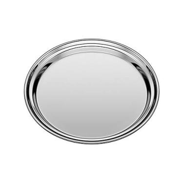 Imagem de Bandeja Redonda, 40 cm, Inox, Euro Home