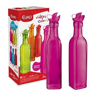 Imagem de Conjunto Azeiteiro e Vinagreiro 2 Peças Euro Rosa