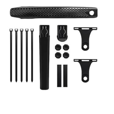 Imagem de Para-lama estendido de liberação rápida para bicicleta, para roda dianteira e traseira 700C, bicicleta de estrada e gravel, para-lama resistente em PP, protetor de lama para uso externo.(EN720 1pc)