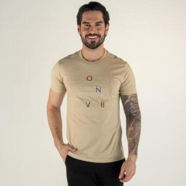 Imagem de Camiseta Acostamento Espelhada Bege-Masculino