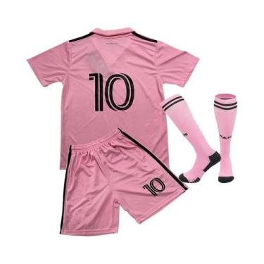 Imagem de Conjunto Esportivo Infantil Masculino Feminino Roupas De Futebol Vestu