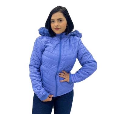 Imagem de Jaqueta Puffer Feminina Feminino Casaco Inverno Peluciada Impermeavel-Feminino