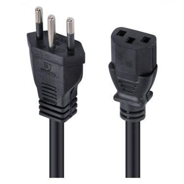 Imagem de Cabo De Força Tripolar Para Fonte 3x0,75 Mm 250v - 3 Metros - Pc - 10