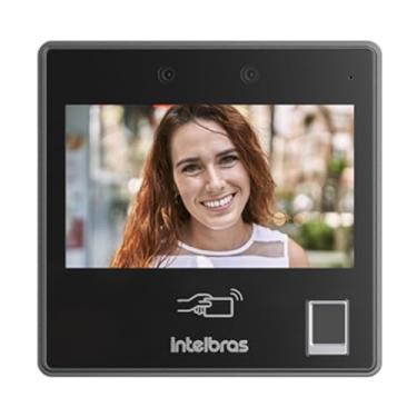 Imagem de Controlador de Acesso Facial com SIP, Biometria Digital, RFID, QR Code e Senha – Tela Touch, Anti-Fake, Wi-Fi e Ethernet – Uso Interno