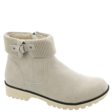 Imagem de JBU Bota feminina Karissa resistente à água na altura do tornozelo, Pedra branca, 35