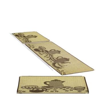 Imagem de Jogo Tapete Cozinha Peças Base Antiderrapante Sisal(KS-79)