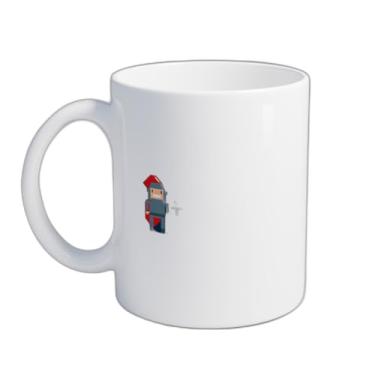 Imagem de Caneca Xícara de Café Porcelana 300ml Design Pixel Videogame