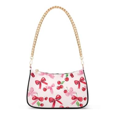 Imagem de WEIYEKO Bolsa de ombro Hobo para mulheres, mini bolsa clutch com fecho de zíper, Multicolorido10, Small