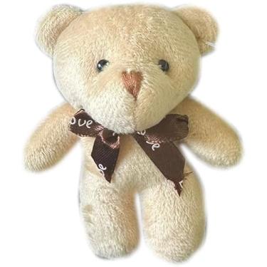 Imagem de Mini Urso Ursinho De Pelucia Chaveiro Cesta Lembrancinha 12cm
