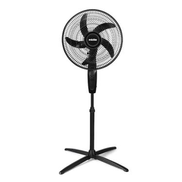 Imagem de Practika Ventilador de pedestal, 40,6 cm, 2 velocidades, prático e versátil, base de metal, altura ajustável