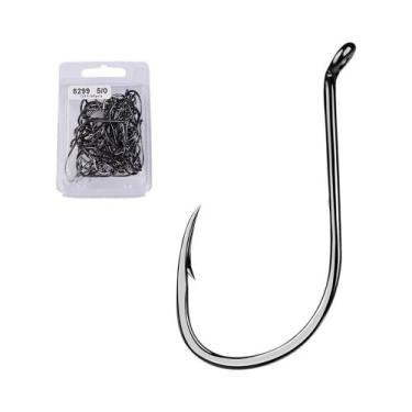 Imagem de 50pcs Anzóis De Pesca Com Espinhos Em Aço Carbono De Alta Qualidade Pa