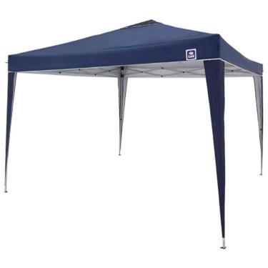 Imagem de Tenda Gazebo Dobrável 3m X 3m Poliéster Azul