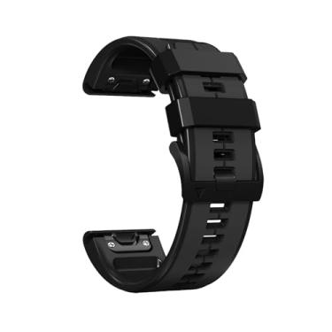 Imagem de FUKUZL Pulseira de substituição para Garmin F(feature_two_browse-bin) nix/Epix/Quatix/MARQ Series/Descent Series/D2 Series/Enduro/Tactix, pulseira de silicone macio respirável à prova d'água para
