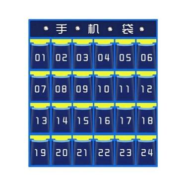 Imagem de Bolsa De Armazenamento Para Celulares Em Sala De Aula, Organizador Por