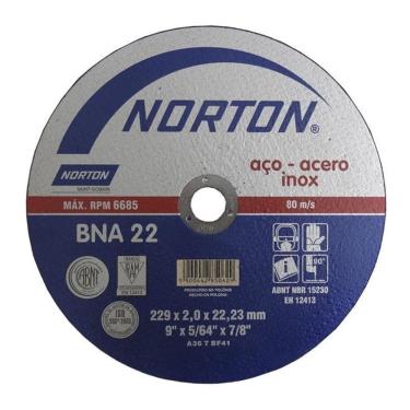 Imagem de Disco De Corte 229X2X22,23 Mm Bna22 Norton