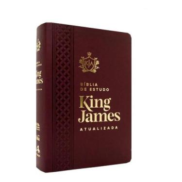 Imagem de Bíblia De Estudo King James Atualizada Vinho - ART GOSPEL