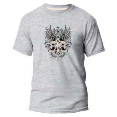 Imagem de Camiseta Algodão Básica Premium Estampa Digital Espadas DTF - Pavesi, 