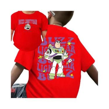 Imagem de Camiseta Infantil De Verão Confortável E Respirável Com Estampa Retrô 