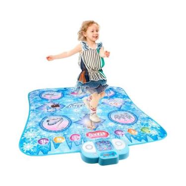 Imagem de Tapete Musical Infantil Grande 90x90cm Tapete De Dança Elétrico Com Lu