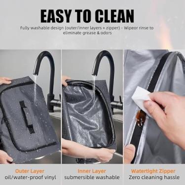 Imagem de Ioensy Cobertor térmico para descanso de carne, bolsa isolante à prova de vazamentos para armazenar carne de churrasco, ideal para paletas de porco.