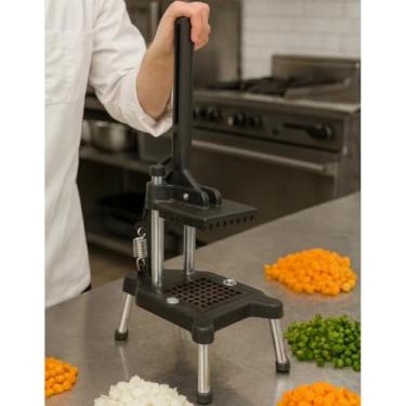 Imagem de Picador Legumes e Frutas - Corte em Cubos para Batata Palito - Aço Inoxidável