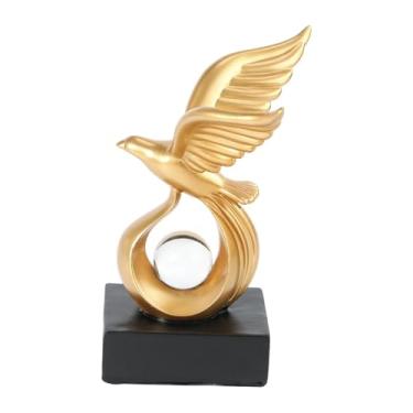 Imagem de IEUDNS Estátua de Pássaro para Bar, Sala de Estar/escritório, Coleção de Armários E Esculturas de Animais.