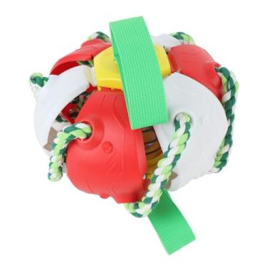 Imagem de SIWOTED Bola de disco voador para cachorro, brinquedo à prova de desgaste, resistente à água, bola de disco interativo para jogos ao ar livre (Vermelha)