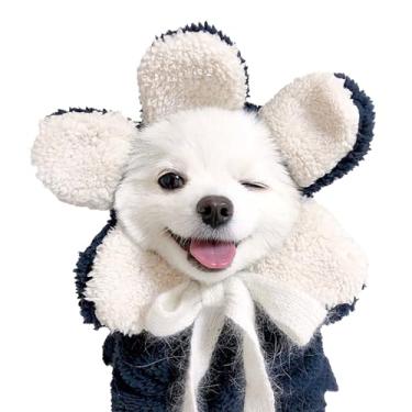 Imagem de Ainoli Pet Hoodie em formato de girassol adorável moda quente e confortável roupas para gatos e cachorros (eu)