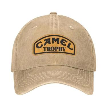Imagem de Boné Clássico Vintage Com Logo Camel Trophy, Estilo Snapback, Para Via