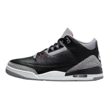 Imagem de Nike Tênis de basquete masculino Air Jordan 3 retrô, Preto, 42