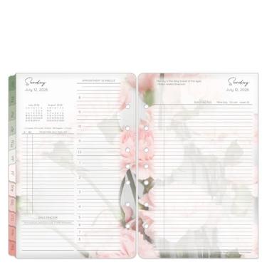 Imagem de FranklinCovey - Blooms Two Page Per Day Ring-Bound Planner (Classic, Jul 2026 - Jun 2027)