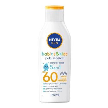 Imagem de Protetor Solar NIVEA SUN Kids & Babies Pele Sensível FPS 60 125ml