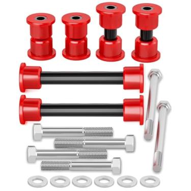 Imagem de Kit de buchas dianteiras Club Car Precedent com parafusos, suspensão de carrinho de golfe 102289901 para precedente 2004-up, mola inferior dianteira e buchas e mangas de poliuretano de braço superior