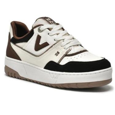 Imagem de Tênis Via Marte Plataforma Sneakers Flatform Jogging 042-031 Bege-Feminino