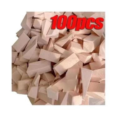 Imagem de Esponja De Maquiagem Macia Em Formato De Cunha Para Base 20 60 100 Uni