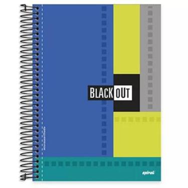 Imagem de Material Escolar Caderno Cores Liso 10Matérias 160Folhas Kit