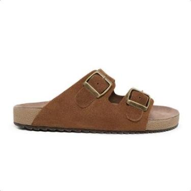 Imagem de Sandália Feminina Em Couro Legítimo Confortável-Feminino