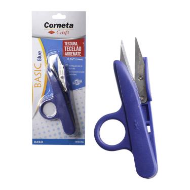Imagem de Tesoura Basic Blue Tecelao Corneta