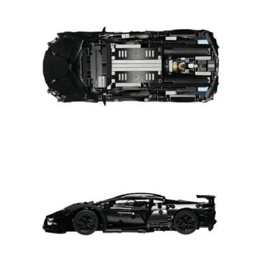 Imagem de Conjunto De Blocos De Montar De Carro Esportivo Super Tecnológico Para