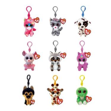 Imagem de Chaveiro Bichinho de Pelúcia Beanie Boos Animais Mágicos Para Bolsa e 