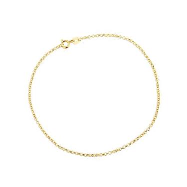 Imagem de Pulseira Feminina Maciça de Ouro 18k Portuguesa Diamantada - AGAPRIME 