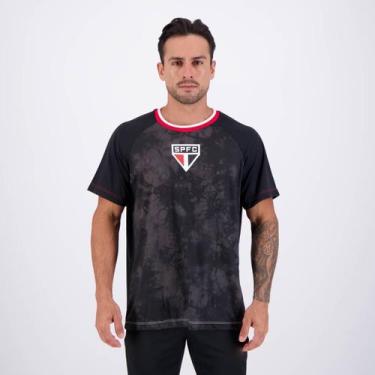 Imagem de Camisa São Paulo Tranca Preta - Braziline, G
