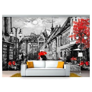 Imagem de Papel De Parede Cidade Antiga Rua Européia  Cda44