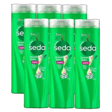 Imagem de Kit 6 Shampoo Seda Crescimento Saudavel 325Ml
