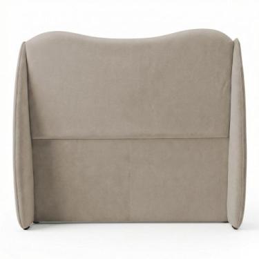 Imagem de Cabeceira Orgânica Para Cama Box Viúva Luma 120cm Chenille Bouclê Péro