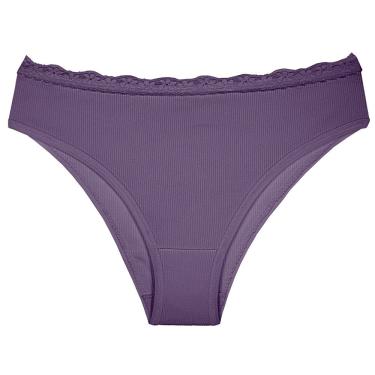 Imagem de Calça delrio renda no cós E forro 100% algodão cor new nude