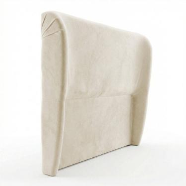 Imagem de Cabeceira Para Cama Box King Size Liah 195cm Bouclê Bege - Abmaza